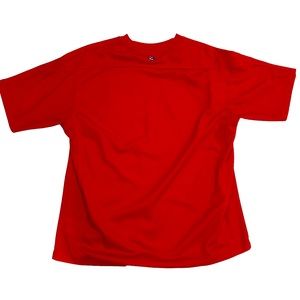 Jerzees Red Mens Short Sleeve Tee